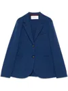 Harris Wharf London Single-breasted Blazer Jacket In Blue