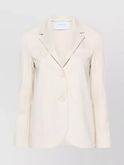 HARRIS WHARF LONDON SINGLE-BREASTED BLAZER JACKET CHEST POCKET