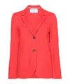 Shop Harris Wharf London Single-breasted Blazer In Orange