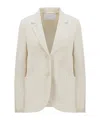 Harris Wharf London Notched-lapels Single-breasted Blazer In White