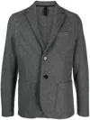 Harris Wharf London Single-breasted Cashmere Blazer In 灰色