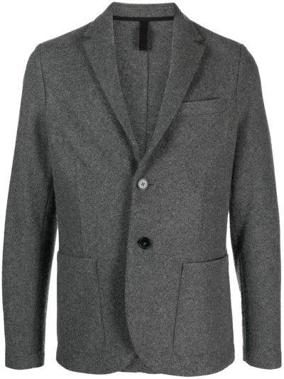 Harris Wharf London Single-breasted Cashmere Blazer In 灰色