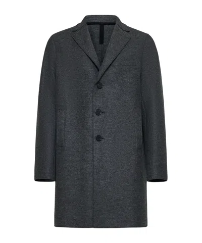 Harris Wharf London Single-breasted Coat In Black