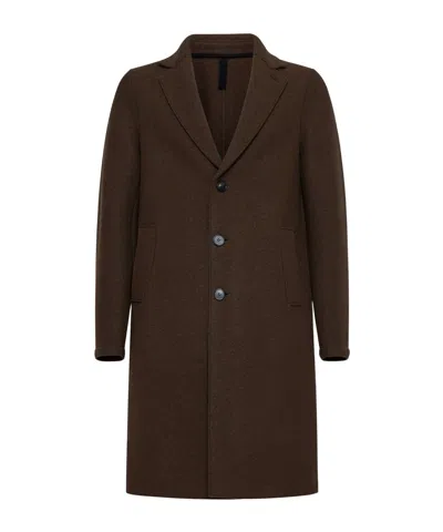 Harris Wharf London Single-breasted Coat In Black