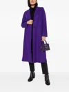 Harris Wharf London Single-breasted Coat In Purple