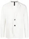 Harris Wharf London Single-breasted Cotton Blazer In White