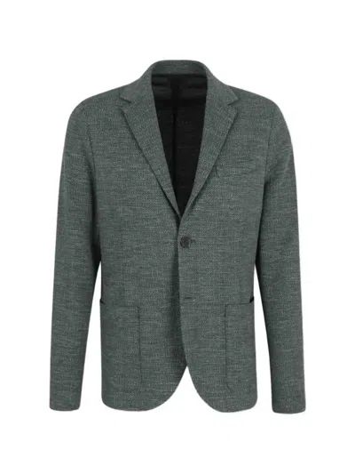 Harris Wharf London Single-breasted Patch-pocket Blazer In Blue