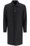 HARRIS WHARF LONDON SINGLE-BREASTED PRESSED WOOL COAT