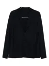 Harris Wharf London Single-breasted Wool Blazer In Black