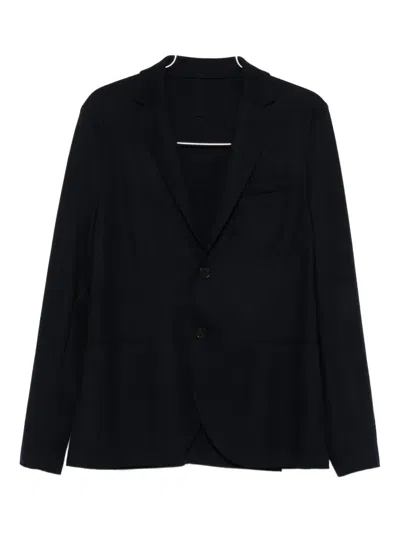 Harris Wharf London Single-breasted Wool Blazer In Black