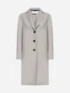 HARRIS WHARF LONDON SINGLE-BREASTED WOOL COAT