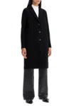 Harris Wharf London Womens Oversized Long Wool Coat In Black