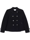 Harris Wharf London Spread-collar Jacket In ブルー