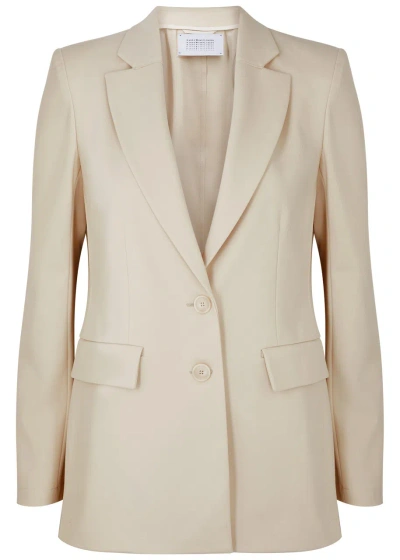 Harris Wharf London Stretch-jersey Blazer In Ivory