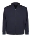 Harris Wharf London Techno Fabric Bomber In Black