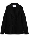 Harris Wharf London Tailored Wool Blazer In 黑色