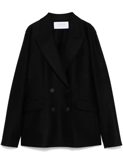 Harris Wharf London Tailored Wool Blazer In Black