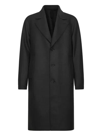 HARRIS WHARF LONDON THREE-BUTTON WOOL COAT