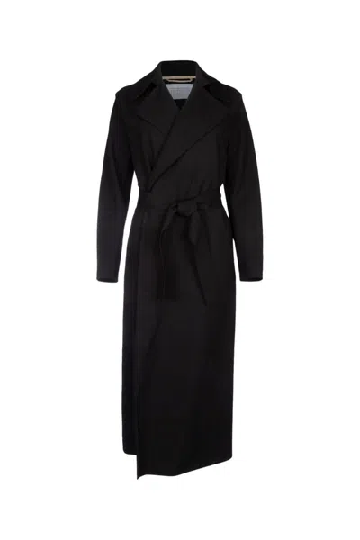 Harris Wharf London Trench In Black