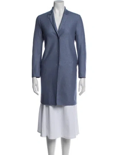 Pre-owned Harris Wharf London Virgin Wool Blazer In Blue