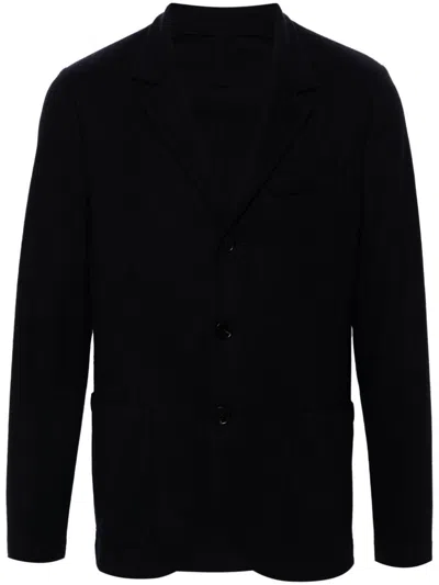 Harris Wharf London Notched-lapels Single-breasted Blazer In Blue