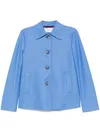 Harris Wharf London Virgin-wool Jacket In Blue