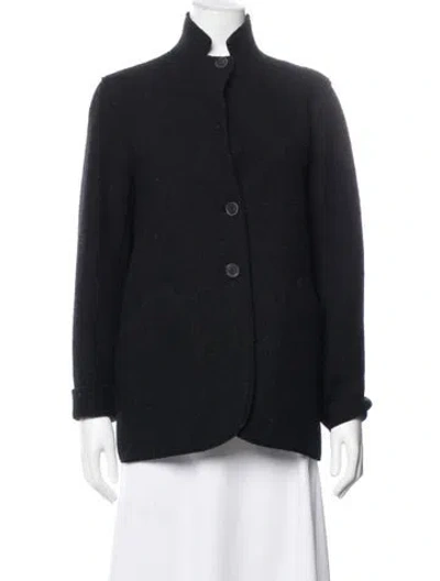 Pre-owned Harris Wharf London Virgin Wool Jacket In Blue