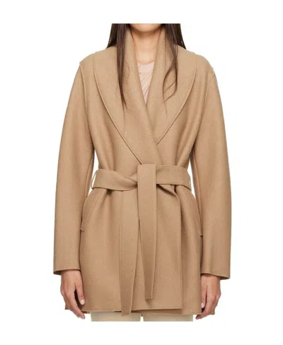 Harris Wharf London Volcano Coat In Nude