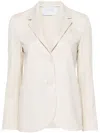 Harris Wharf London Single-breasted Blazer Jacket In White