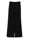 Harris Wharf London Wide Leg Trousers In Black