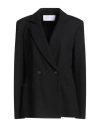 Harris Wharf London Woman Blazer Black Size 10 Virgin Wool