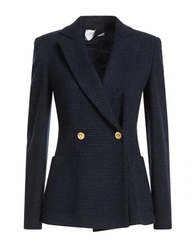 Harris Wharf London Woman Blazer Blue Size 2 Virgin Wool, Cotton, Polyamide, Elastane