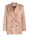 Harris Wharf London Woman Blazer Blush Size 6 Polyester In Pink