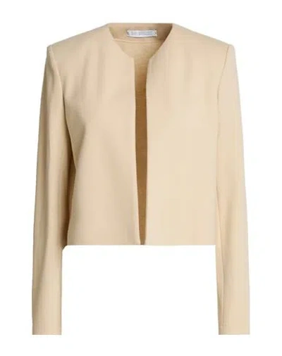 Harris Wharf London Woman Blazer Ivory Size 6 Virgin Wool In Neutral