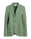 Harris Wharf London Woman Blazer Light Green Size 12 Viscose, Polyamide, Elastane