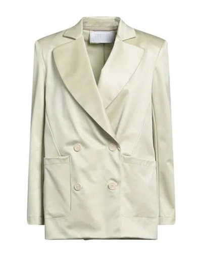 Harris Wharf London Double-breasted Button Blazer In Cream