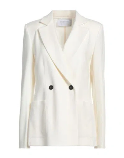 Harris Wharf London Woman Blazer Off White Size 8 Virgin Wool