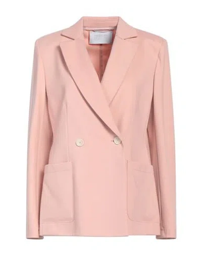 HARRIS WHARF LONDON HARRIS WHARF LONDON WOMAN BLAZER PINK SIZE 8 VISCOSE, POLYAMIDE, ELASTANE