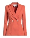 HARRIS WHARF LONDON HARRIS WHARF LONDON WOMAN BLAZER RUST SIZE 8 VISCOSE, POLYAMIDE, ELASTANE