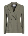 Harris Wharf London Woman Blazer Sage Green Size 8 Viscose, Polyamide, Elastane