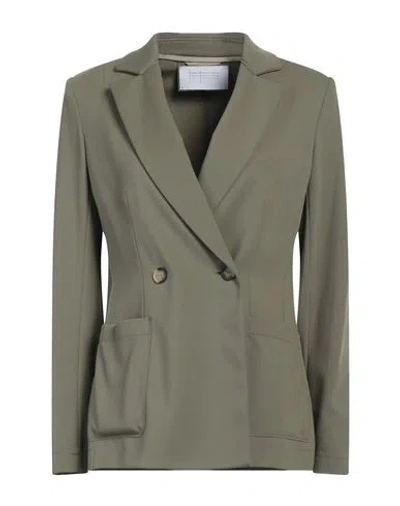 Harris Wharf London Woman Blazer Sage Green Size 8 Viscose, Polyamide, Elastane