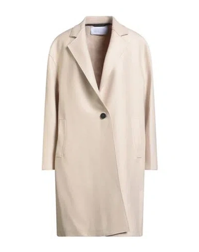 Harris Wharf London Woman Coat Beige Size 6 Virgin Wool In Neutral
