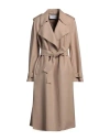 Harris Wharf London Woman Coat Beige Size 8 Virgin Wool In Beige