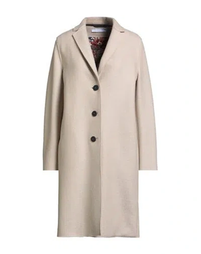 Harris Wharf London Woman Coat Beige Size 8 Virgin Wool In Neutral