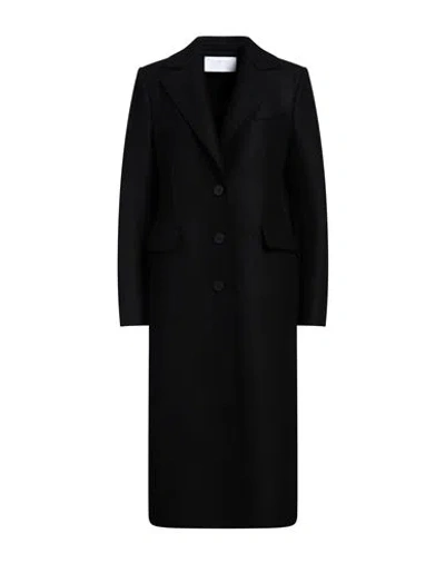 Harris Wharf London Woman Coat Black Size 8 Virgin Wool In Black