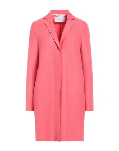 HARRIS WHARF LONDON HARRIS WHARF LONDON WOMAN COAT CORAL SIZE 6 VIRGIN WOOL