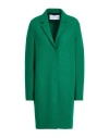 Harris Wharf London Woman Coat Green Size 4 Virgin Wool