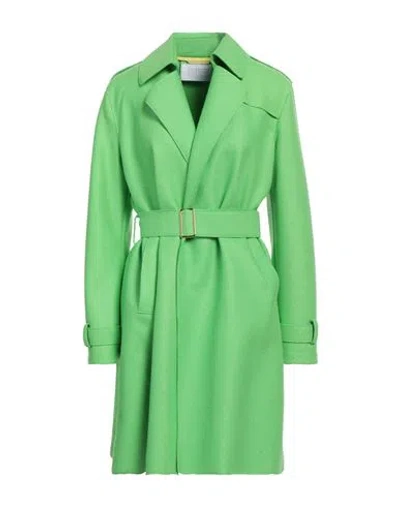 Harris Wharf London Woman Coat Light Green Size 10 Virgin Wool