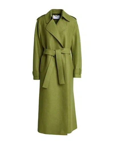 Harris Wharf London Woman Coat Light Green Size 6 Virgin Wool
