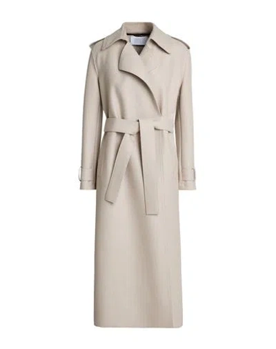 Harris Wharf London Woman Coat Light Grey Size 2 Virgin Wool In Gray